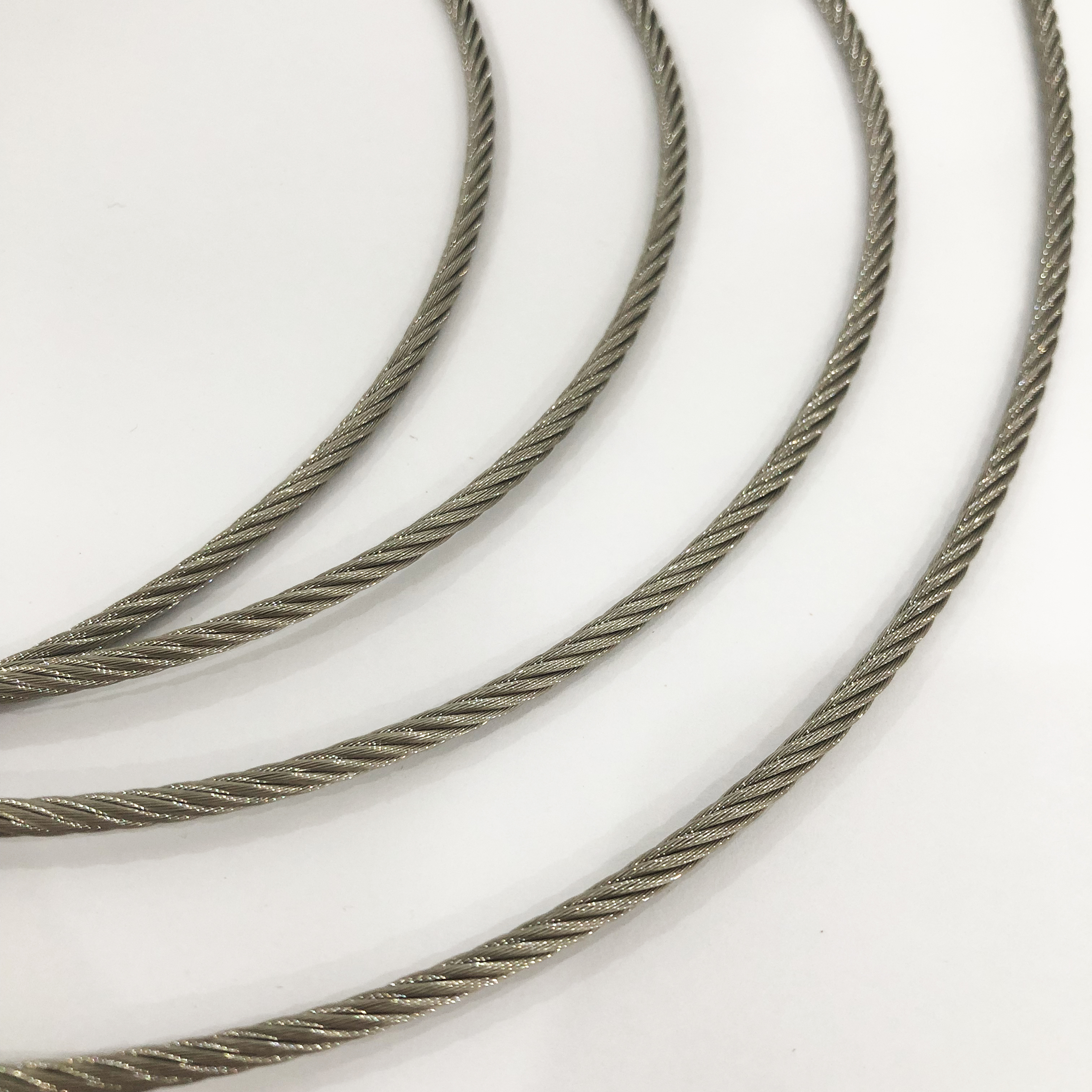 304 7x7 4mm Pvc-coated Elevator Galvanized Steel Wire Rope