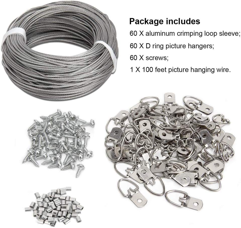 Customise 8mm Heavy Duty Electric Cable Wire 7x7 Steel Wire Rope Assembly With Any Length