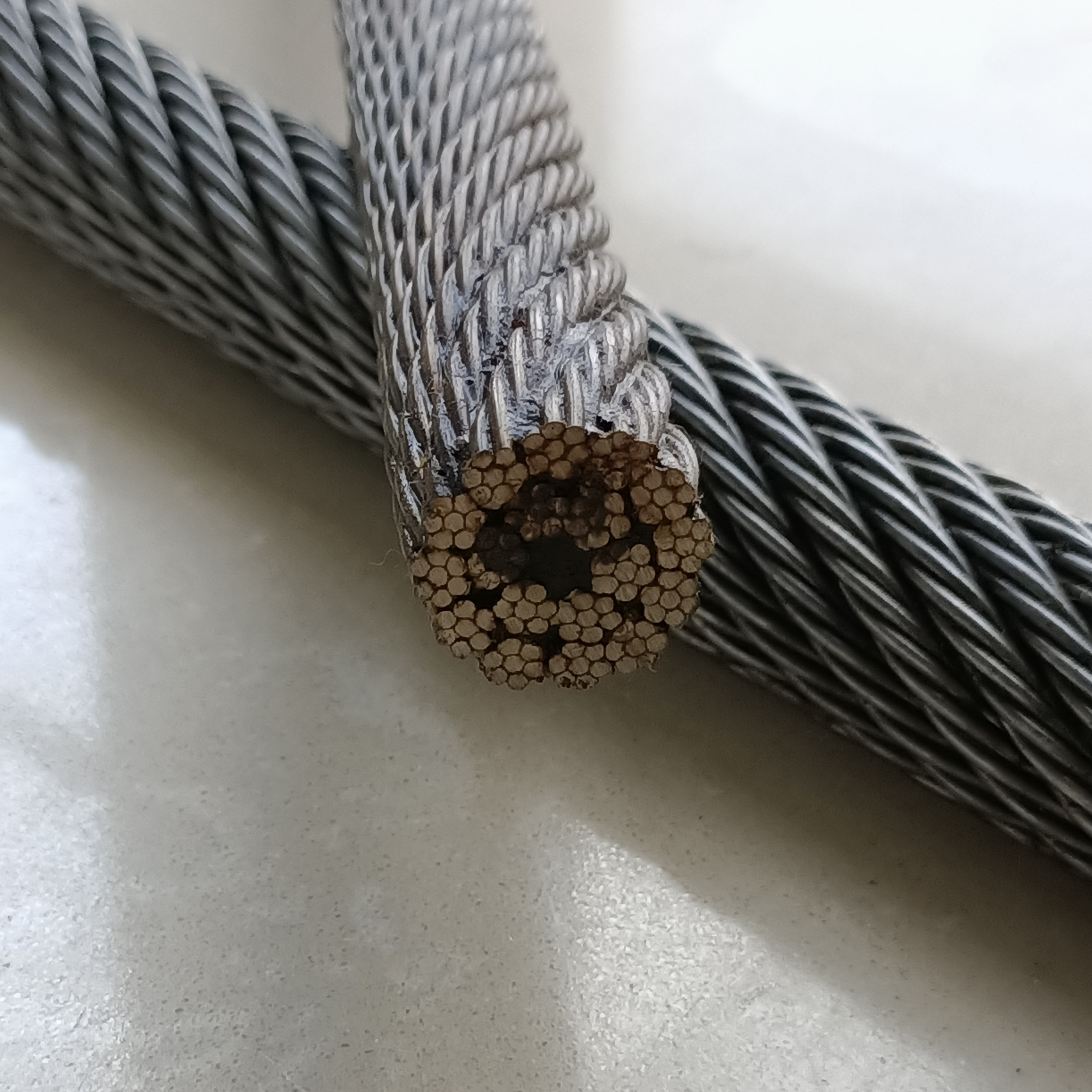 High quality 18x7+FC 8mm supplier galvanized Steel Wire Rope for tower crane