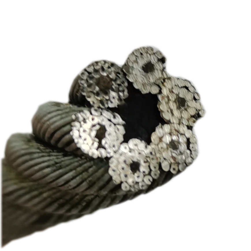 Fixed wire rope for container 6X24+7FC Galvanzied Wire Rope 
