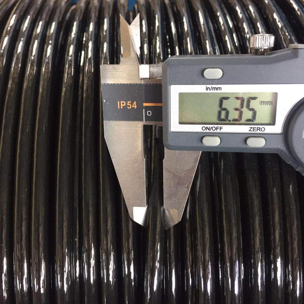 Factory Wholesale 6MM,5MM PU Coated Galvanized Steel Wire Rope Cable for Gym Equipment