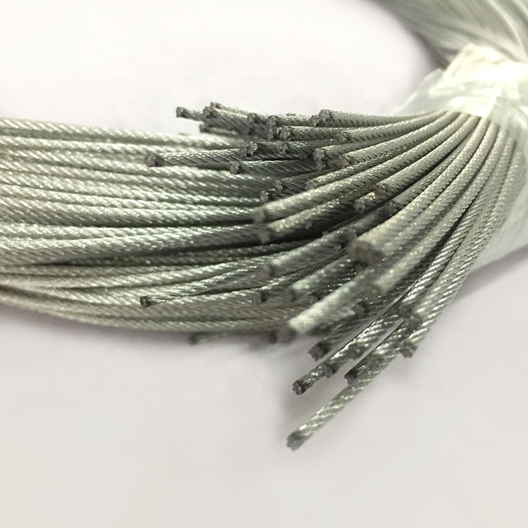 Customized Stainless Steel Cable Sling Lifting With Eye Loop Both End Steel Wire Rope