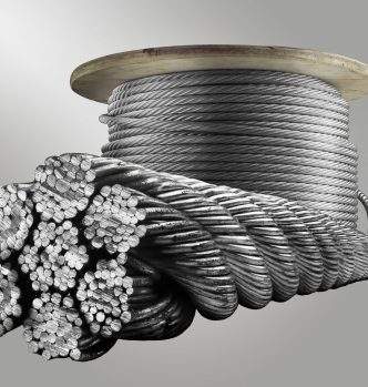 Competitive Price 6x37+IWR 6mm Ungalvanized Wire Steel Rope For Wharf, Ship, Cable, Crane And Automobile Lifting