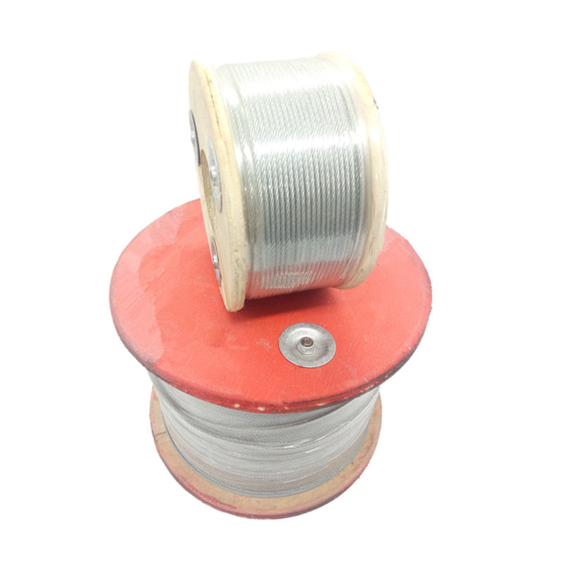 18x7+iws & 19x7 18x7+fc 8mm Special Specification Non-rotating Galvanized Steel Wire Rope For Hoisting And Winch