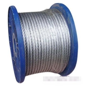 6x19+FC galvanized steel wire rope 6mm 8mm 10mm