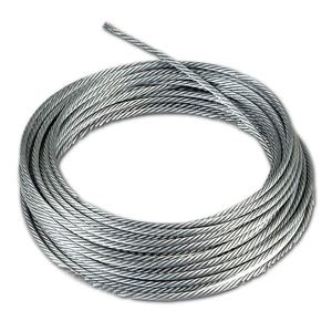 Factory Supply Hot Dipped Zinc Coated Bright Steel Wire Rope