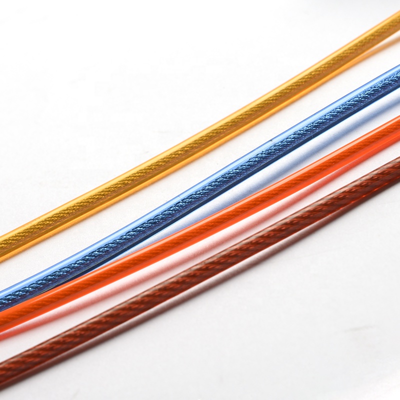 Buy Good Quality Nylon Coated Colored Stainless Steel Wire Rope in China For Sports Fitness Accessories