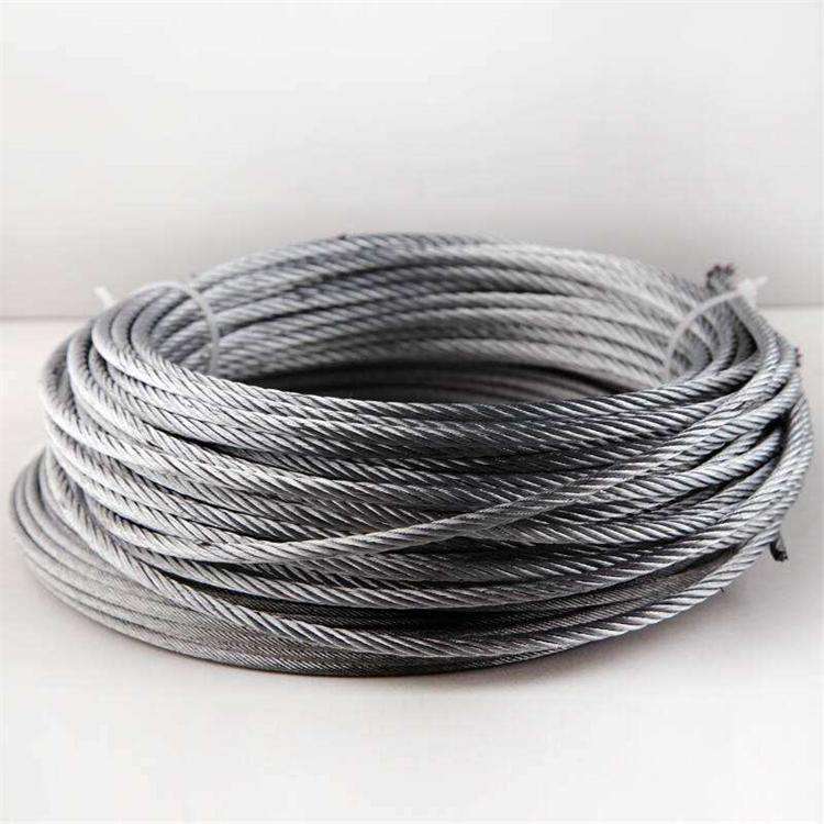 Galvanized Carbon Steel Wire Ropes Construction 6*36sw+iwrc Bright Finish 30mm Diameter For Hoisting Crane