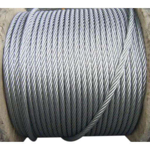 Hot Dipped Galvanized bright steel wire rope zinc coated