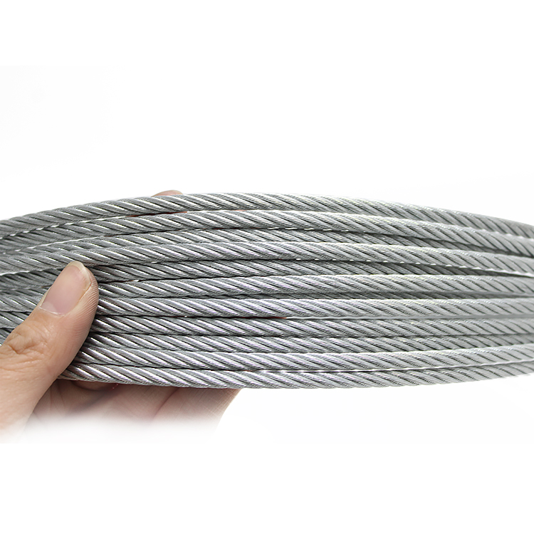 Galvanized Steel Wire Rope Steel Cable Strand Wire Rope 7*7 7*19 6*19+FC 6*7+FC Wire Strand Cable