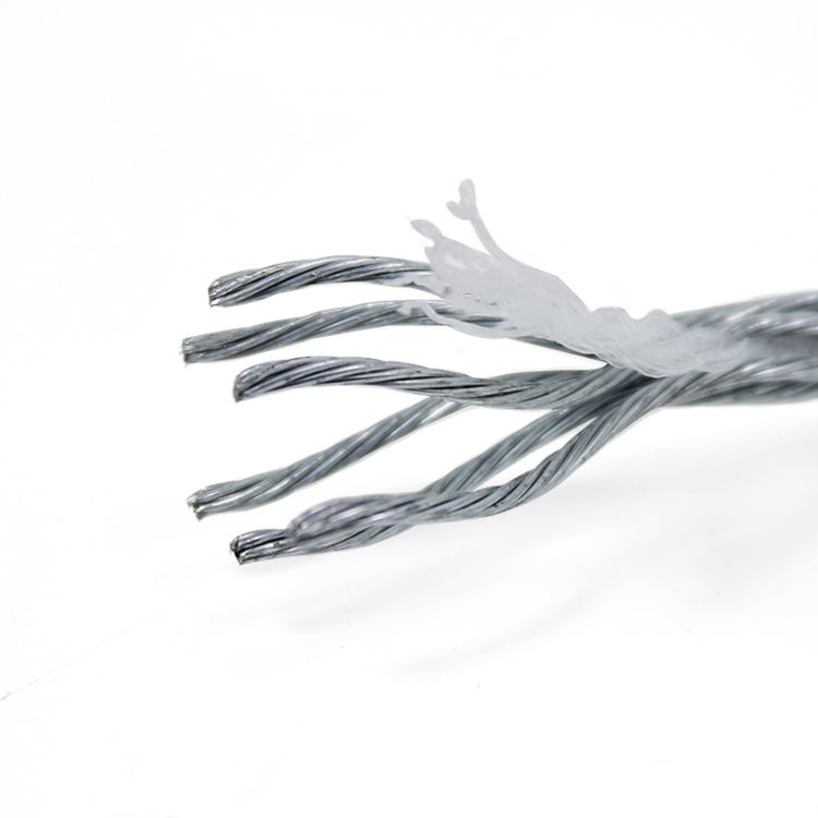 Hot Sale Galvanized Steel Cable 6X7+PP Galvanised Wire Rope