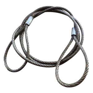 Smooth Pressed Steel Wire Rope Buckle at Both Ends of Lifting Steel Cable Truck Traction Sling Accessories