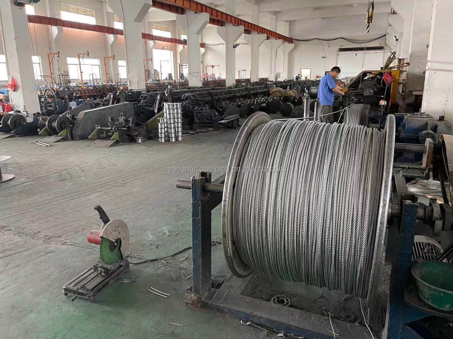 Galvanized Steel Wire Rope 7X7 6mm 4mm 5mm 8mm Zinc Coated Wire Rope