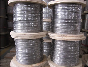 Hot-Dipped Galvanized Steel Wire Cable 6*36ws 7*19 6K26ws Steel Wire Rope for Cable Car
