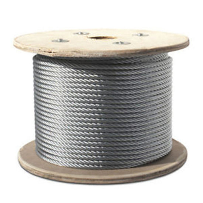 China Galvanized Steel Wire Rope for Masting 6*7+Iws