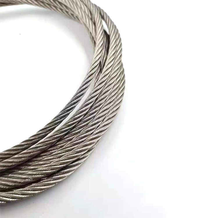 Tensile Ss304 30mm 7x19 12mm Stainless Steel Cable Hangingwire Wire Steel Rope Used Steel Wire Rope