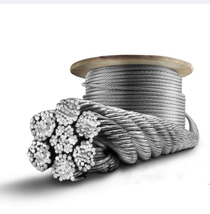 DIN3060 Galvanized Steel Rope Aircraft Cable 6x19+IWRC 7x19 6x37+IWRC