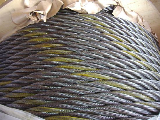 6x36ws Yellow Strand Wire Rope 