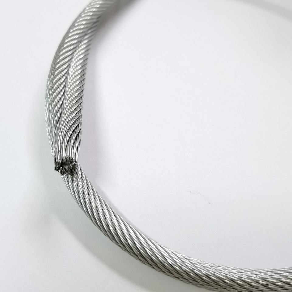 18x7+IWS &19x7 Non Rotation Super Heavy Duty Galvanized Steel Wire Rope 5mm for Hoisting And Transportation