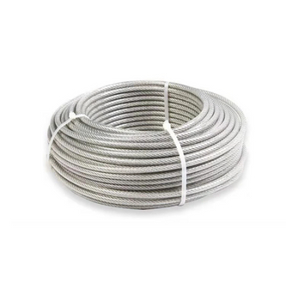  Steel PVC Coated Wire Rope 7*7 Flexible Cable Soft Cable Transparent Wire Rope