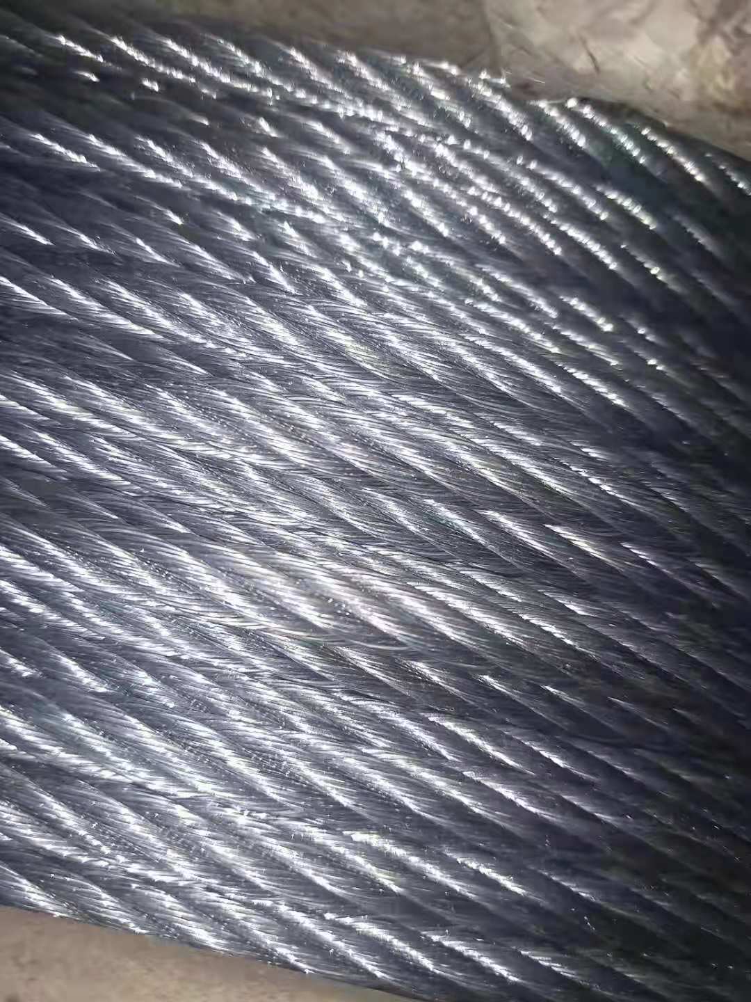 6X29FI+ FC Ungalvanized Steel Wire Rope 