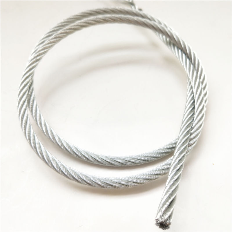 6x19S+IWS Galvanized Steel Wire Rope 3mm Steel Cable 3/8 for Personal Protective Equipment Retractable Fall Arrester