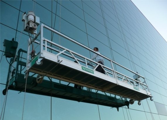 4x31sw 8.3mm Galvanized Steel Wire Rope used for Window Washing Platform Suspended On Glass Facade of a Skyscraper.