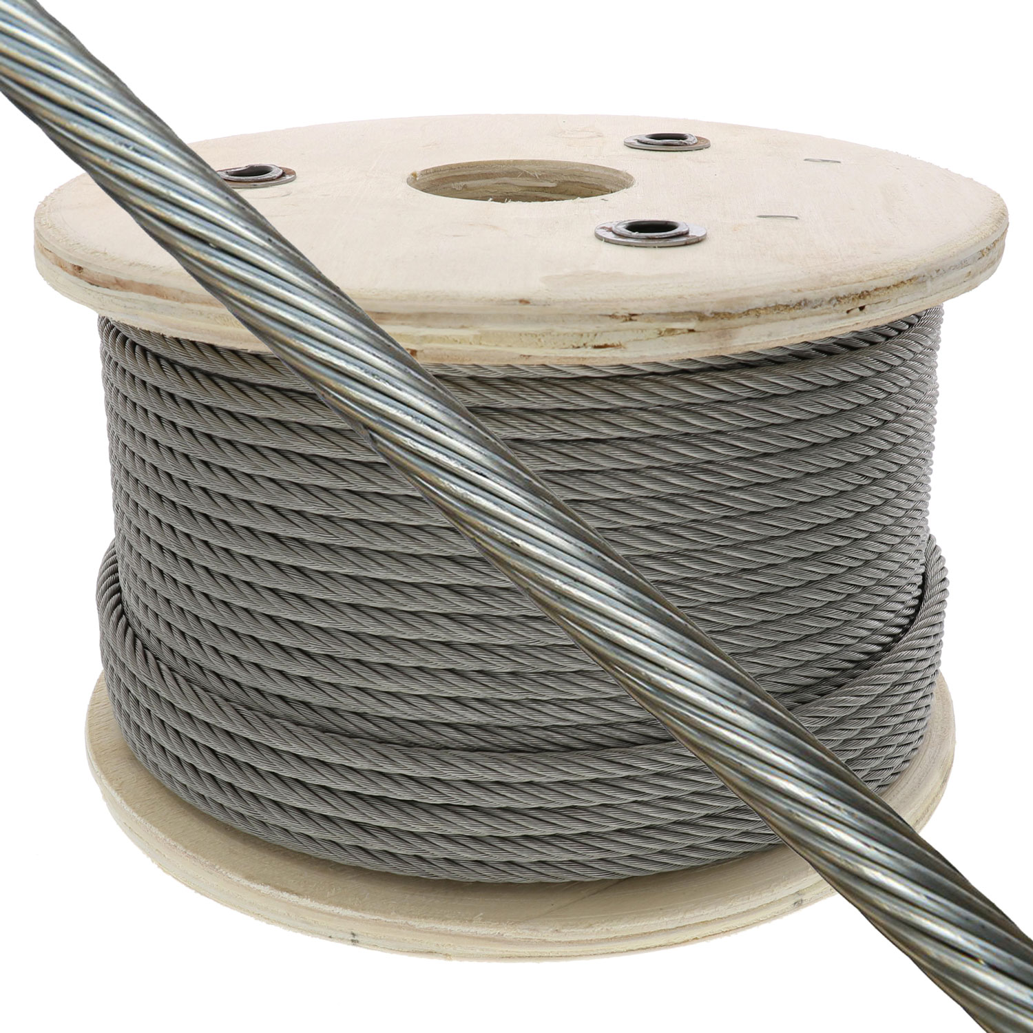 Ground Steel Wire Rope Galvanized Cable