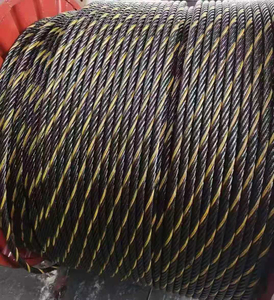 6x36ws Yellow Strand Wire Rope 